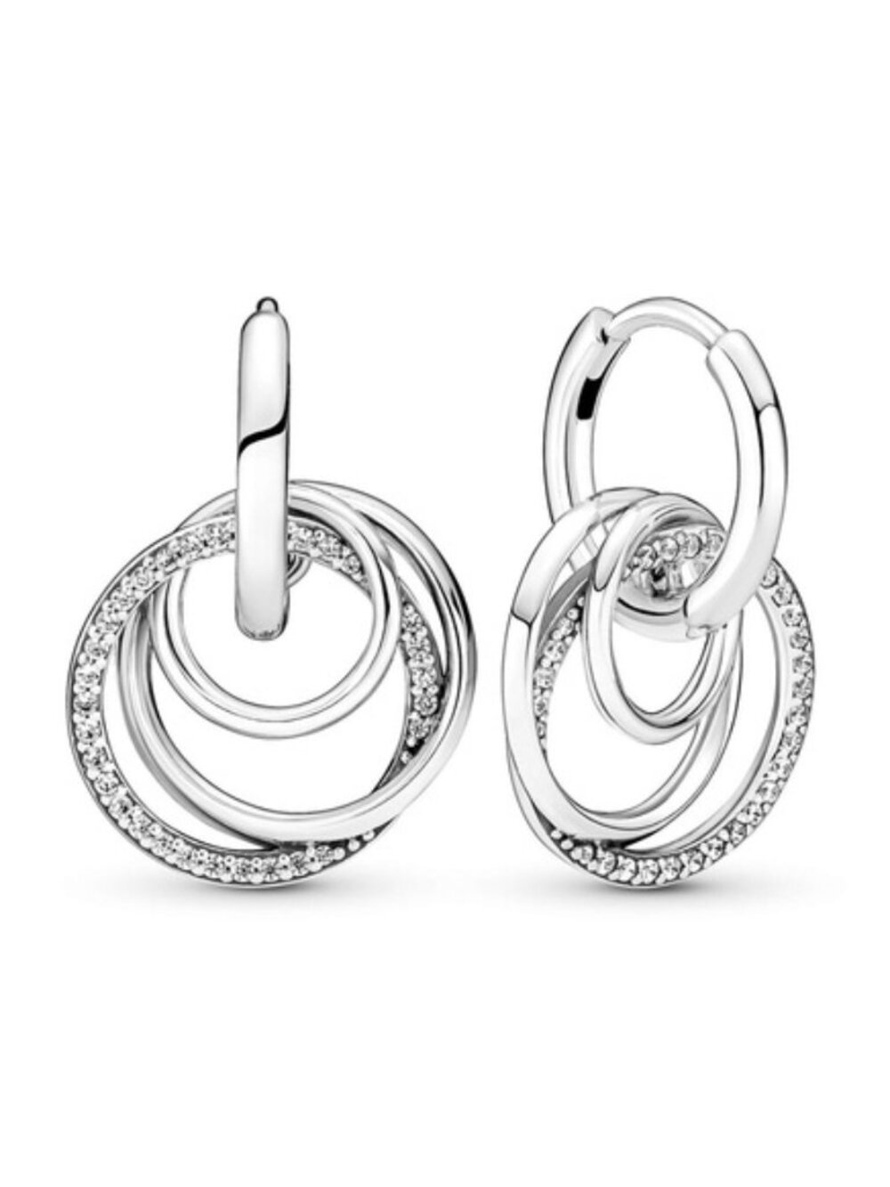 Elegant Silver Hoop Earrings